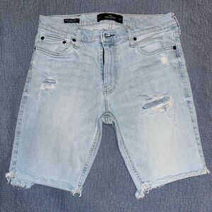 Hollister Skinny Denim Shorts 9”